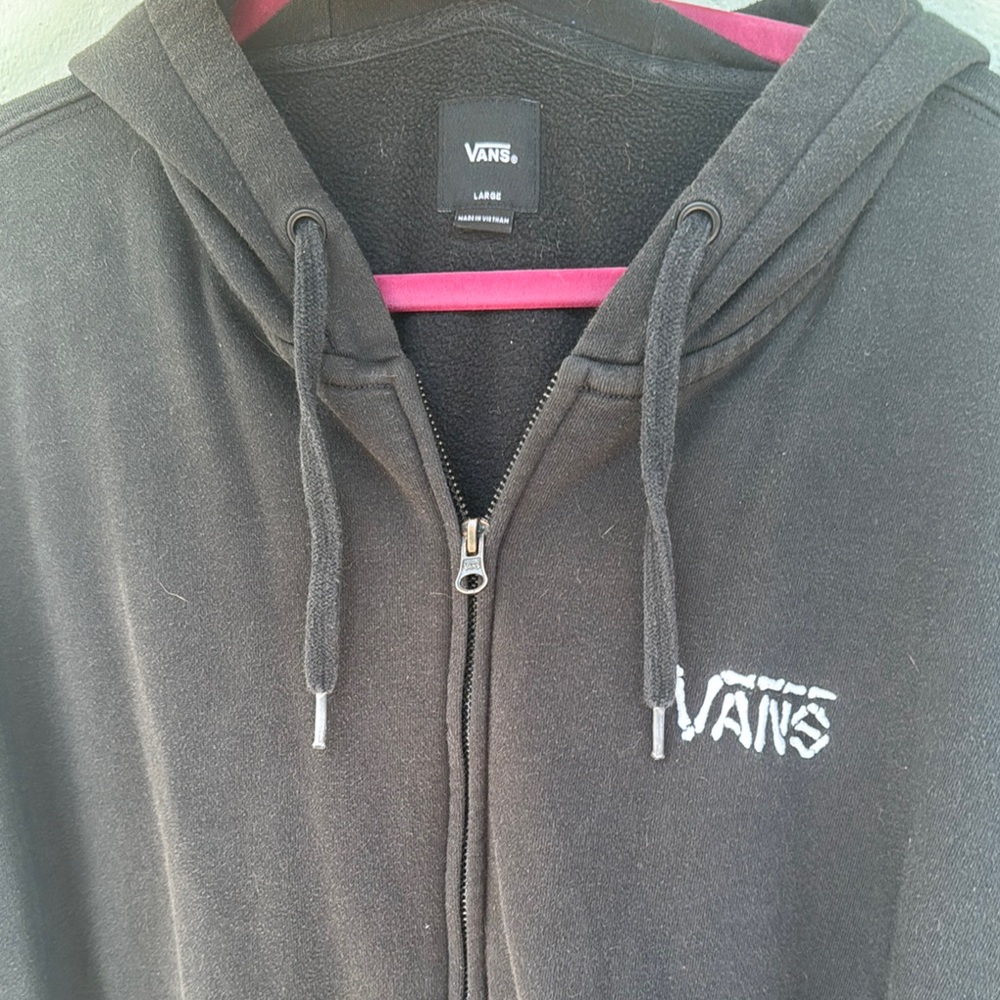 Vans Black Lightweight Hoodie Jacket